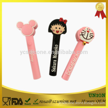 Funny cartoon silicone handle cover bluetooth selfiestick